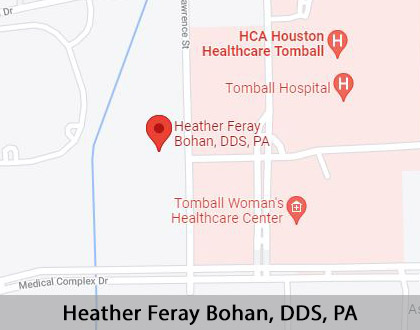 Map image for Dental Checkup in Tomball, TX